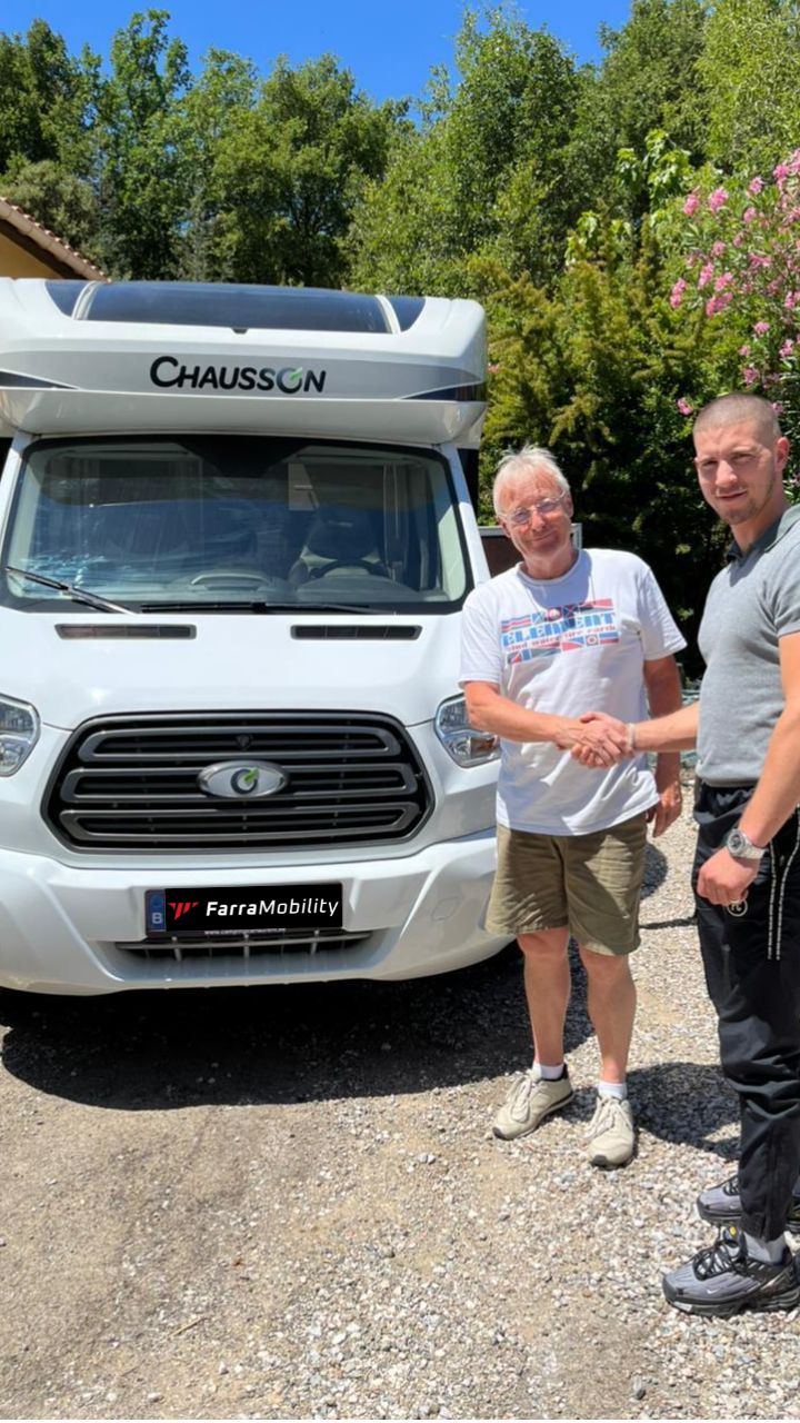 Client satisfait camping-car